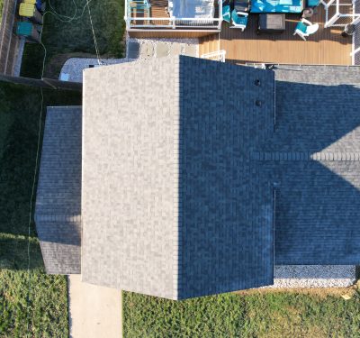 Overhead Image Of A New Roof Installed By Class Roofing
